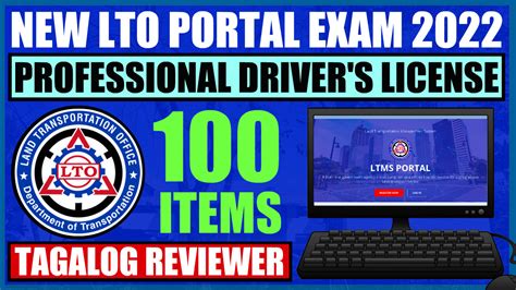 lto portal exam|lto portal exam 2022 tagalog.